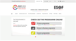 Desktop Screenshot of esof.eu